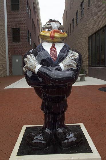 Hokie Bird Statue
