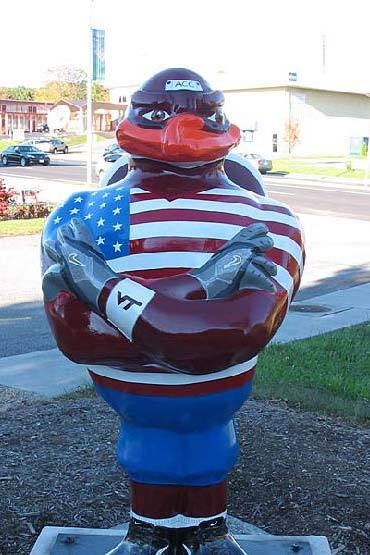 Hokie Bird Statue
