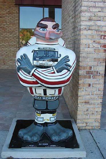 Hokie Bird Statue