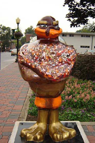 Hokie Bird Statue