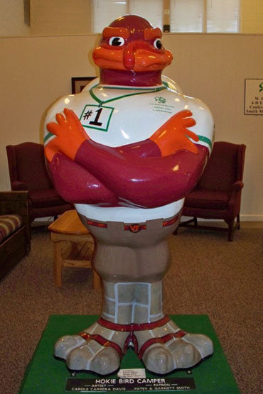 Hokie Bird Statue