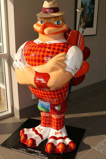 Hokie Bird Statue