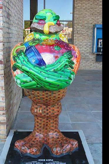 Hokie Bird Statue