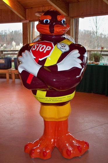 Hokie Bird Statue
