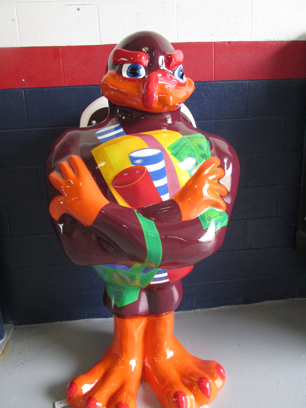 Hokie Bird Statue