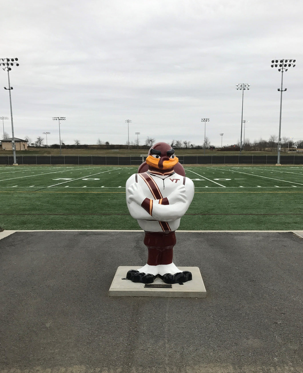 Hokie Bird Statue
