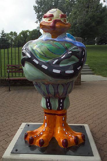 Hokie Bird Statue