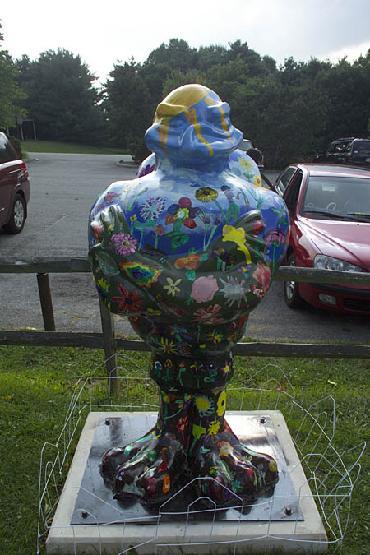 Hokie Bird Statue