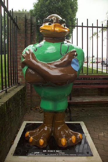 Hokie Bird Statue