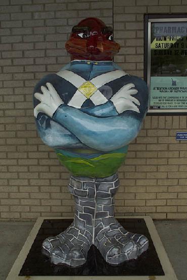 Hokie Bird Statue