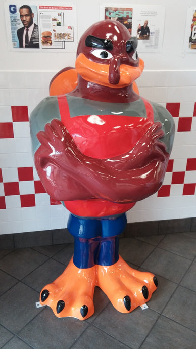 Hokie Bird Statue