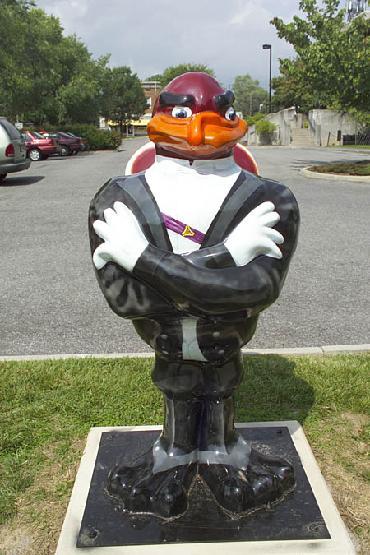 Hokie Bird Statue