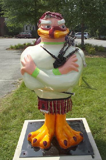 Hokie Bird Statue