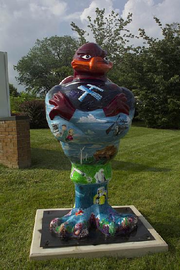 Hokie Bird Statue