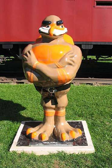 Hokie Bird Statue