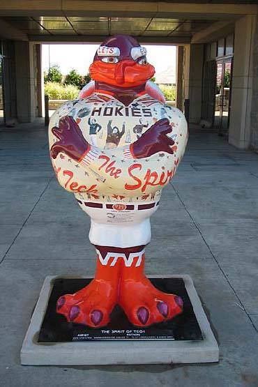 Hokie Bird Statue