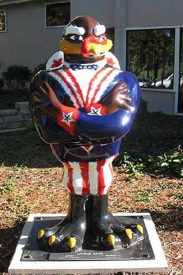 Hokie Bird Statue